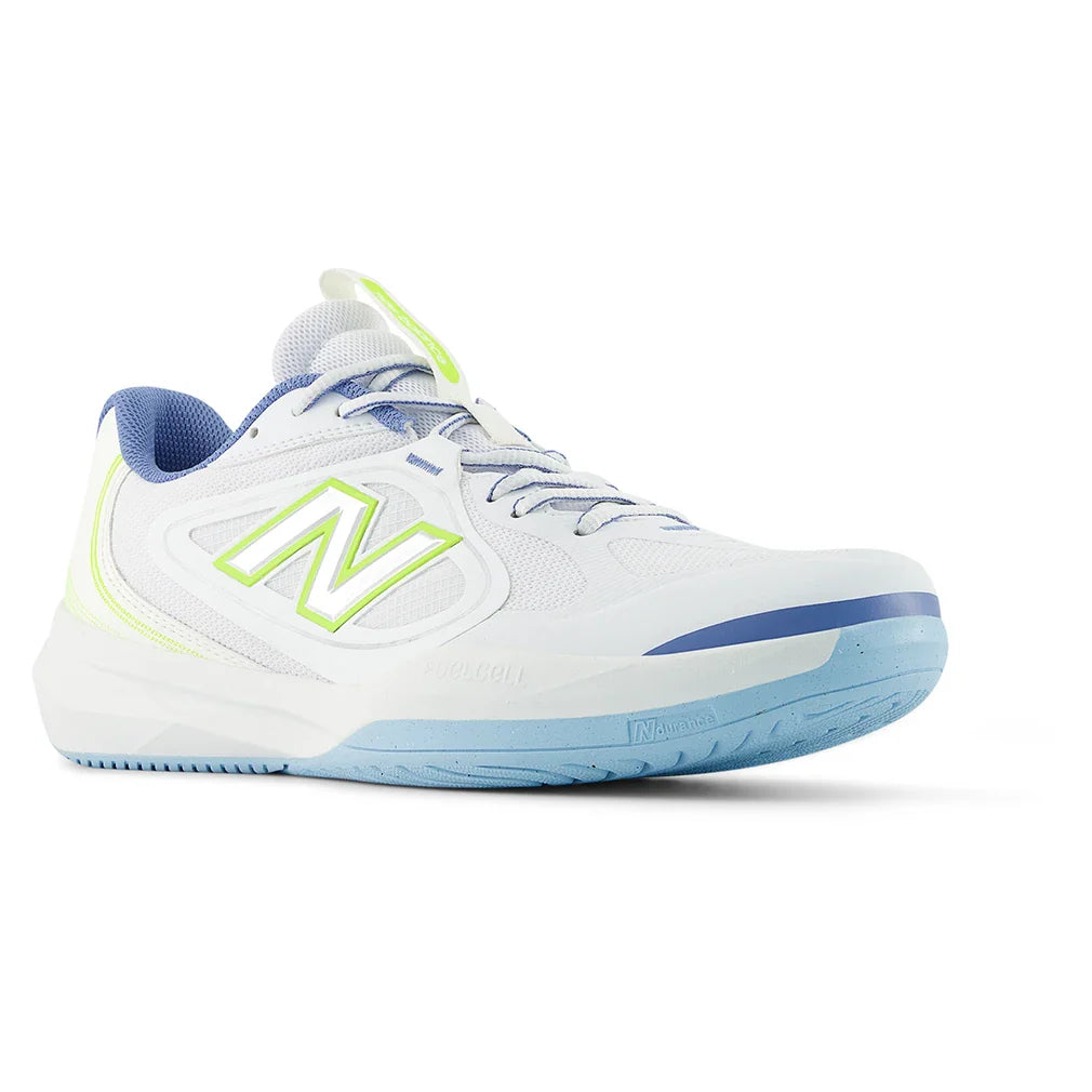 Men's FuelCell 796v5 D Width Pickleball Shoes NB 103 White and Alkaline Green