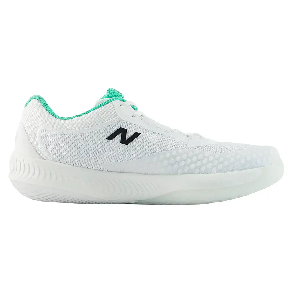 Men's FuelCell 996v6 2E Width Court Shoes NB 103 White and Deep End