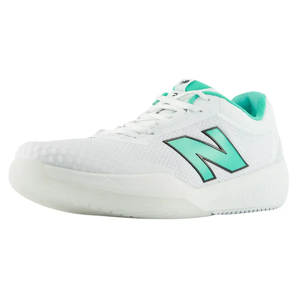Men's FuelCell 996v6 2E Width Court Shoes NB 103 White and Deep End