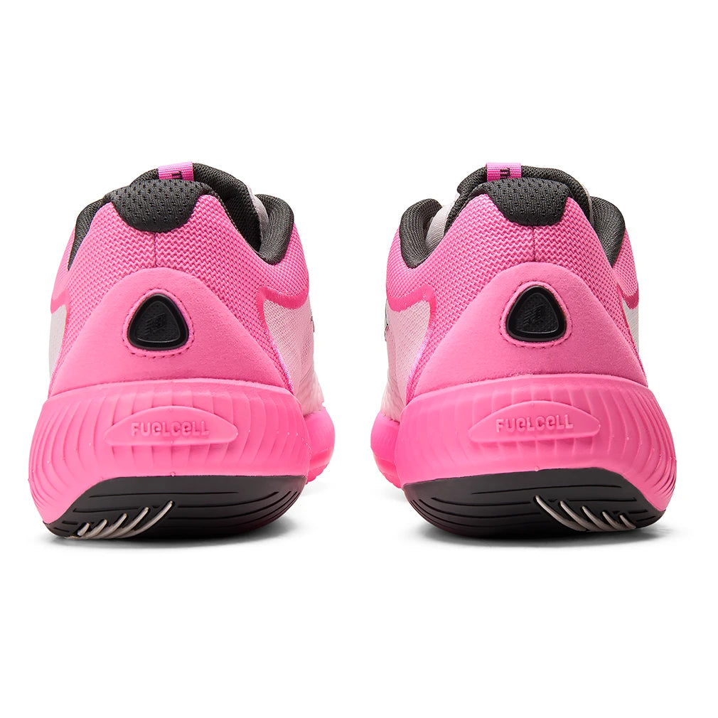 Men's FuelCell 996v6 2E Width Court Shoes Pink Heat and NB White