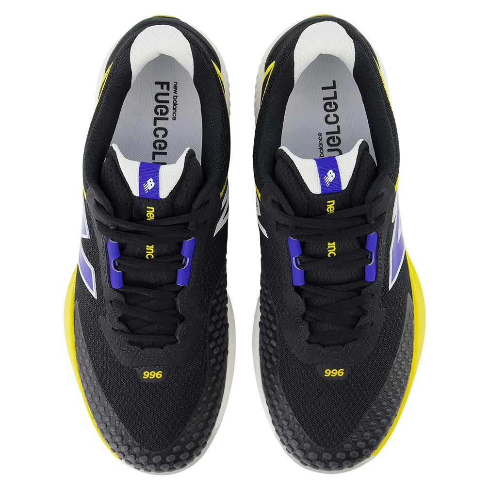 Men`s FuelCell 996v6 D Width Shoes Black and Blue Gemstone