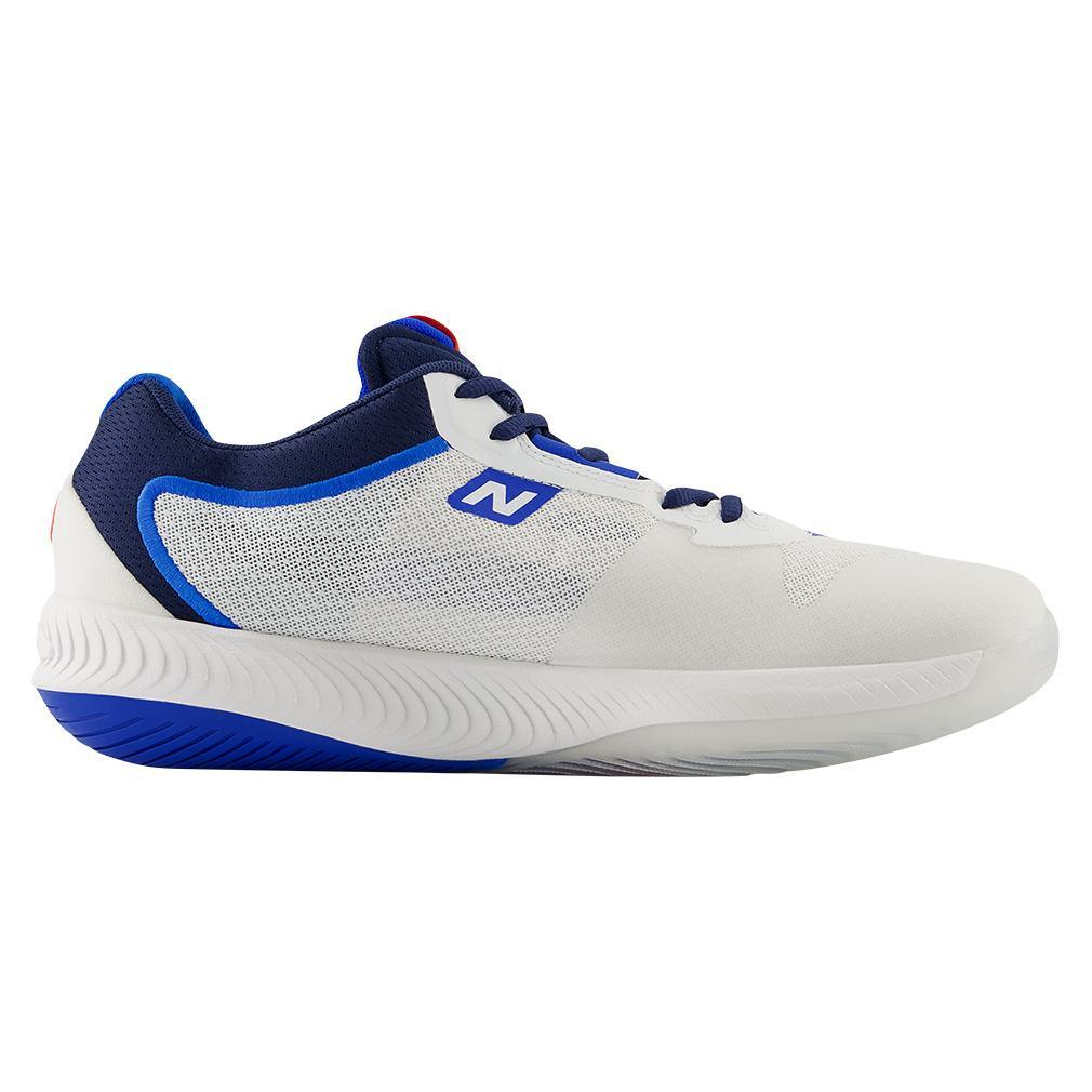 Men's FuelCell 996v6 D Width Pickleball Court Shoes White and Team Navy