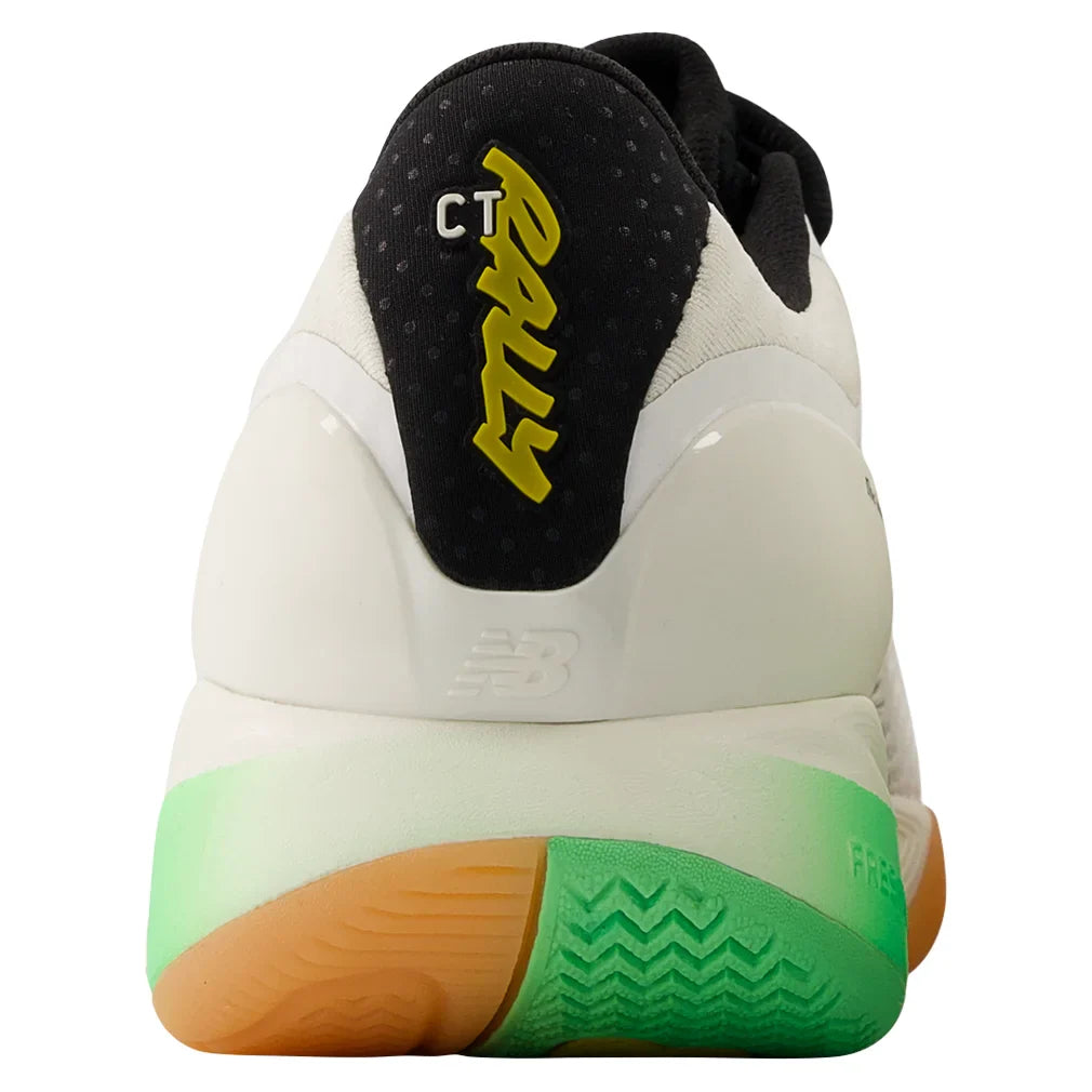 Men's Fresh Foam X CT-Rally v2 D Width Court Shoes White and Metallic Gold