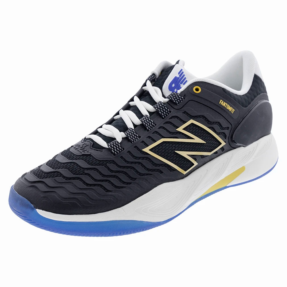 Men`s Fresh Foam X CT-Rally v2 2E Width Tennis Shoes Black and Apollo Gold