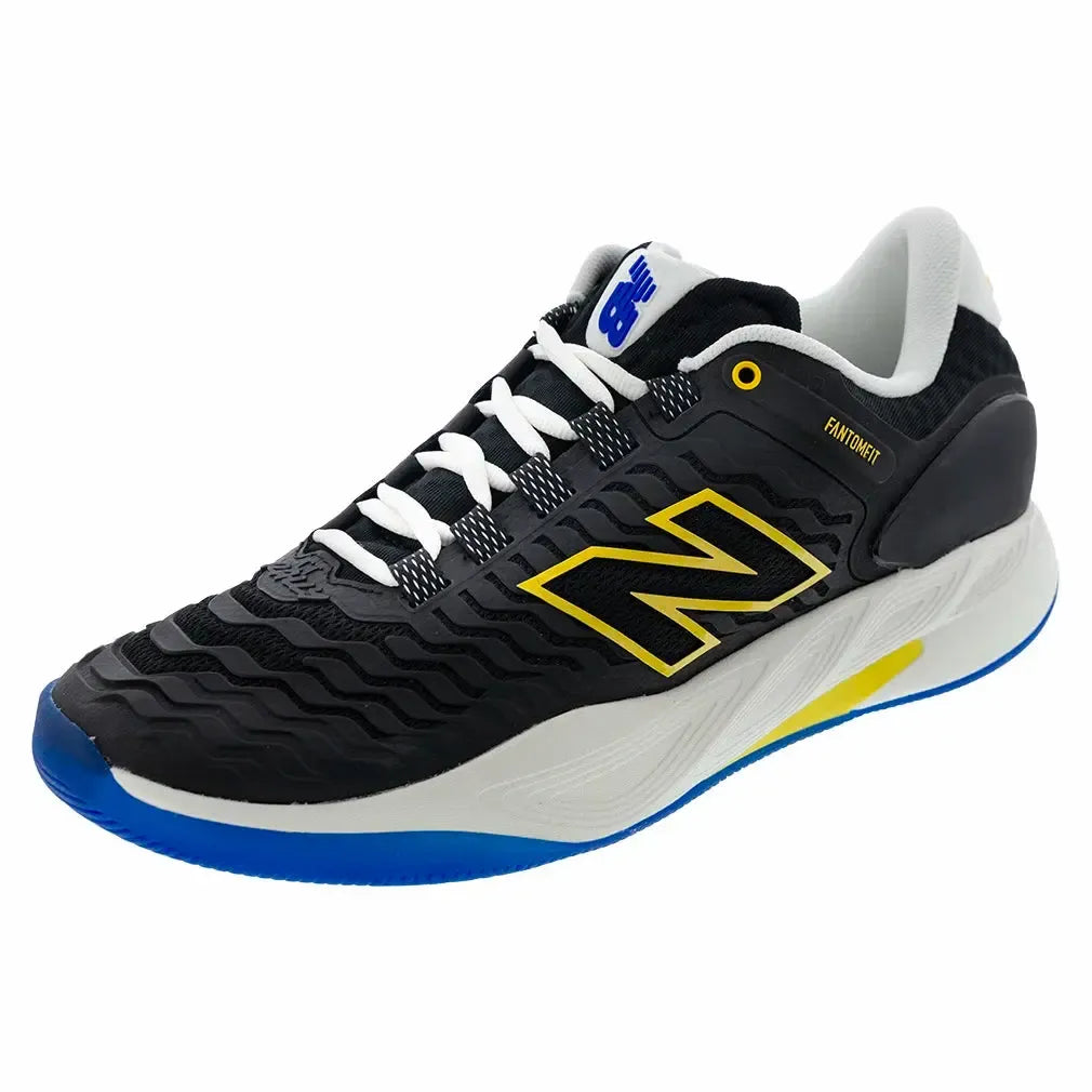 Men's Fresh Foam X CT-Rally v2 D Width Court Shoes Black and Apollo Gold