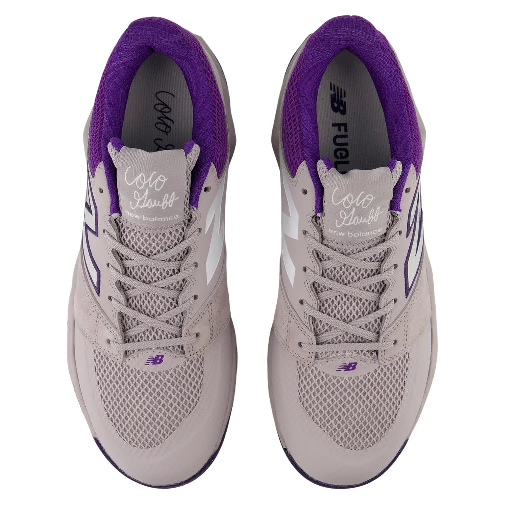Men's Coco Delray D Width Shoes Off-Line Grey and Boysenberry, New Balance, Pickleball Express, MCOD11UD-H26-3