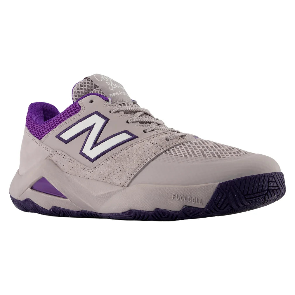 Men's Coco Delray D Width Shoes Off-Line Grey and Boysenberry, New Balance, Pickleball Express, MCOD11UD-H26-6