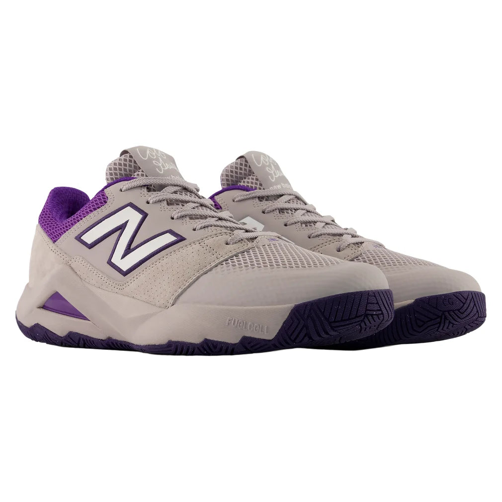 Men's Coco Delray D Width Shoes Off-Line Grey and Boysenberry, New Balance, Pickleball Express, MCOD11UD-H26-7
