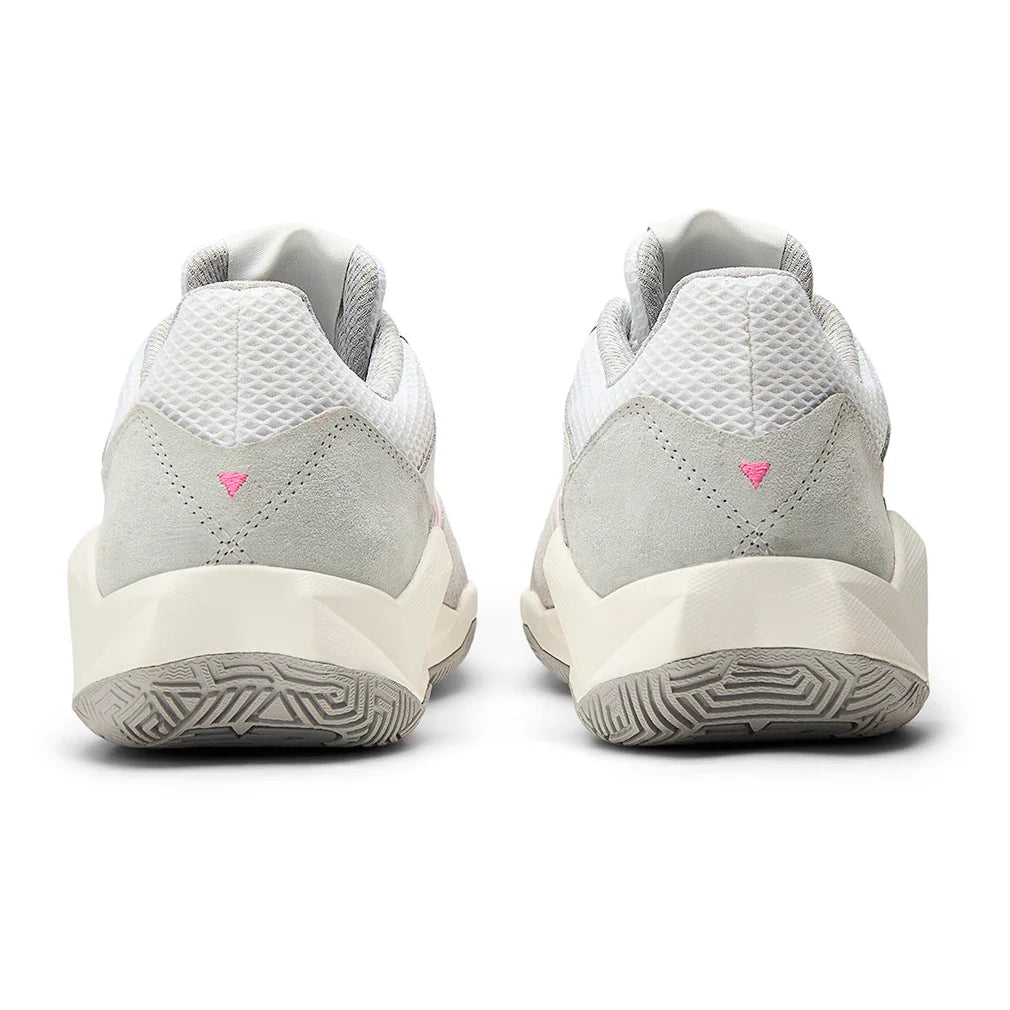 Men's Coco Delray 2E Width Court Shoes NB White and Pink Heat