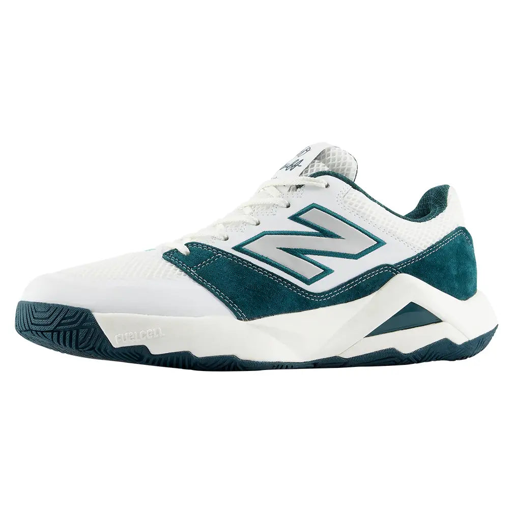 Men's Coco Delray 2E Width Court Shoes NB White and Deep End