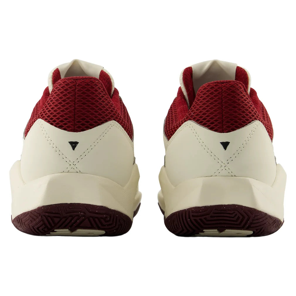Men's Coco Delray D Width Shoes Angora and Podium Red, New Balance, Pickleball Express, MCOD817D-F26-4