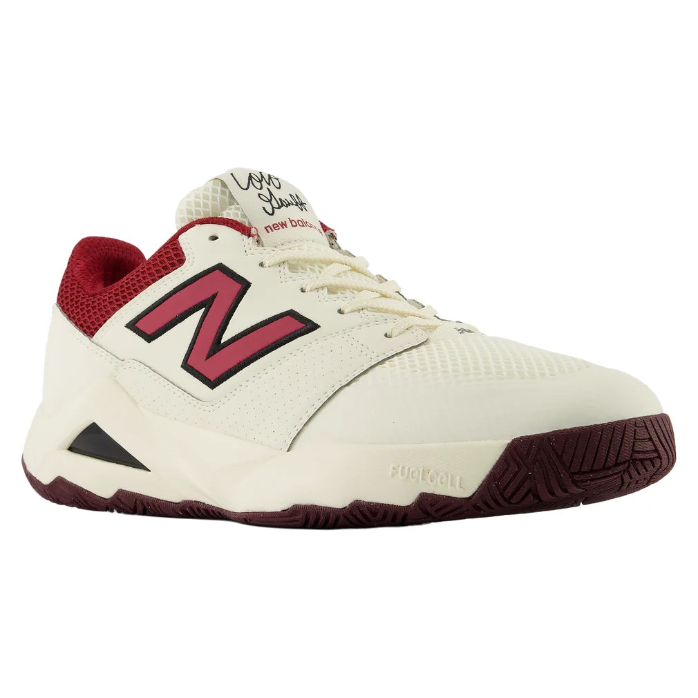 Men's Coco Delray D Width Shoes Angora and Podium Red, New Balance, Pickleball Express, MCOD817D-F26-6