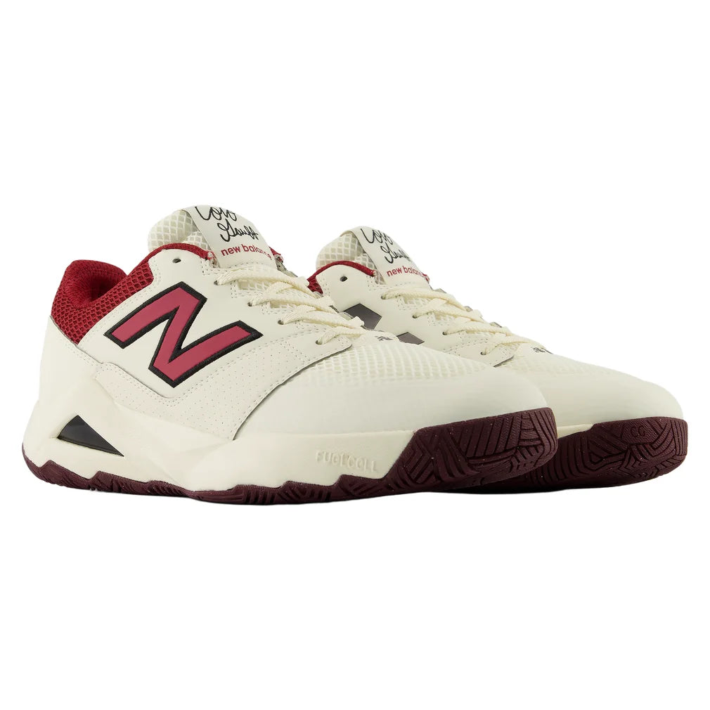Men's Coco Delray D Width Shoes Angora and Podium Red, New Balance, Pickleball Express, MCOD817D-F26-7