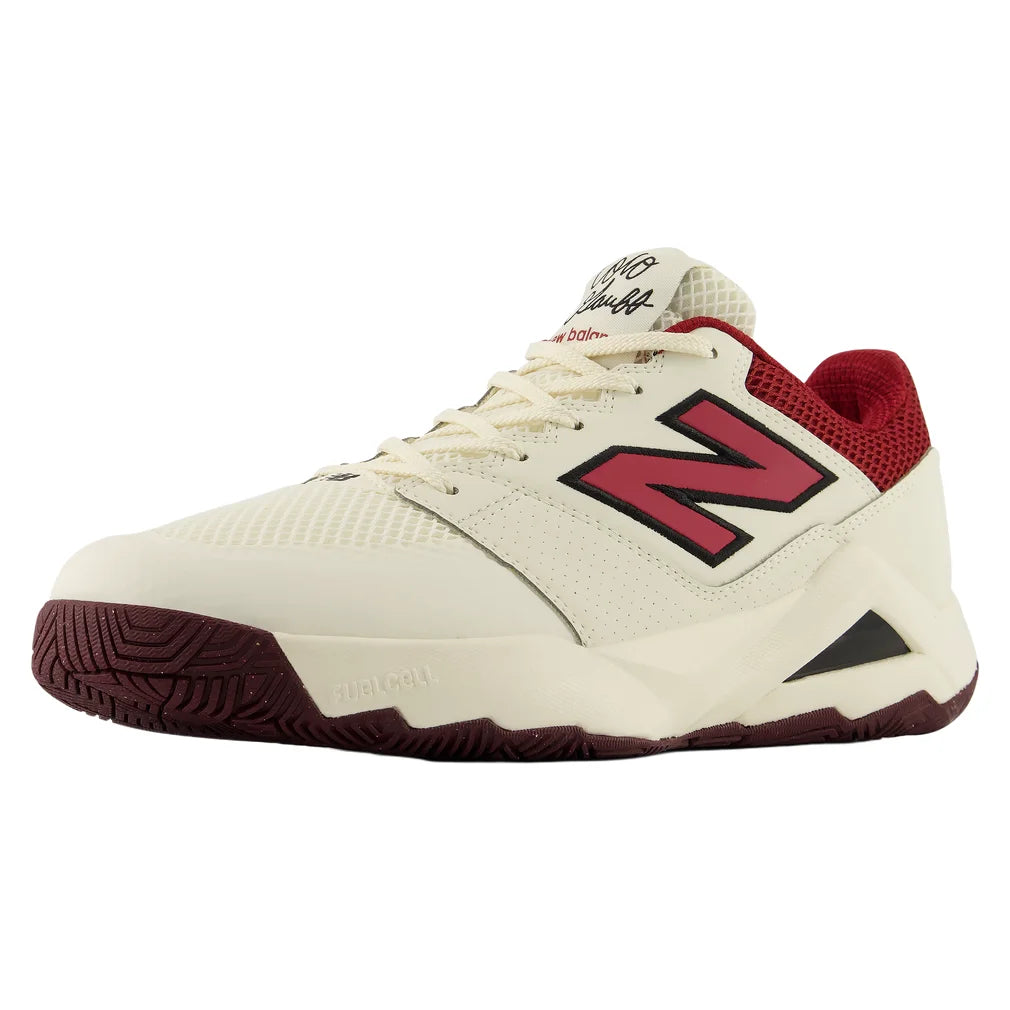 Men's Coco Delray D Width Shoes Angora and Podium Red, New Balance, Angora/Podium Red, Pickleball Express, MCOD817D-F26-ANGORA-PODIUM-RED-1