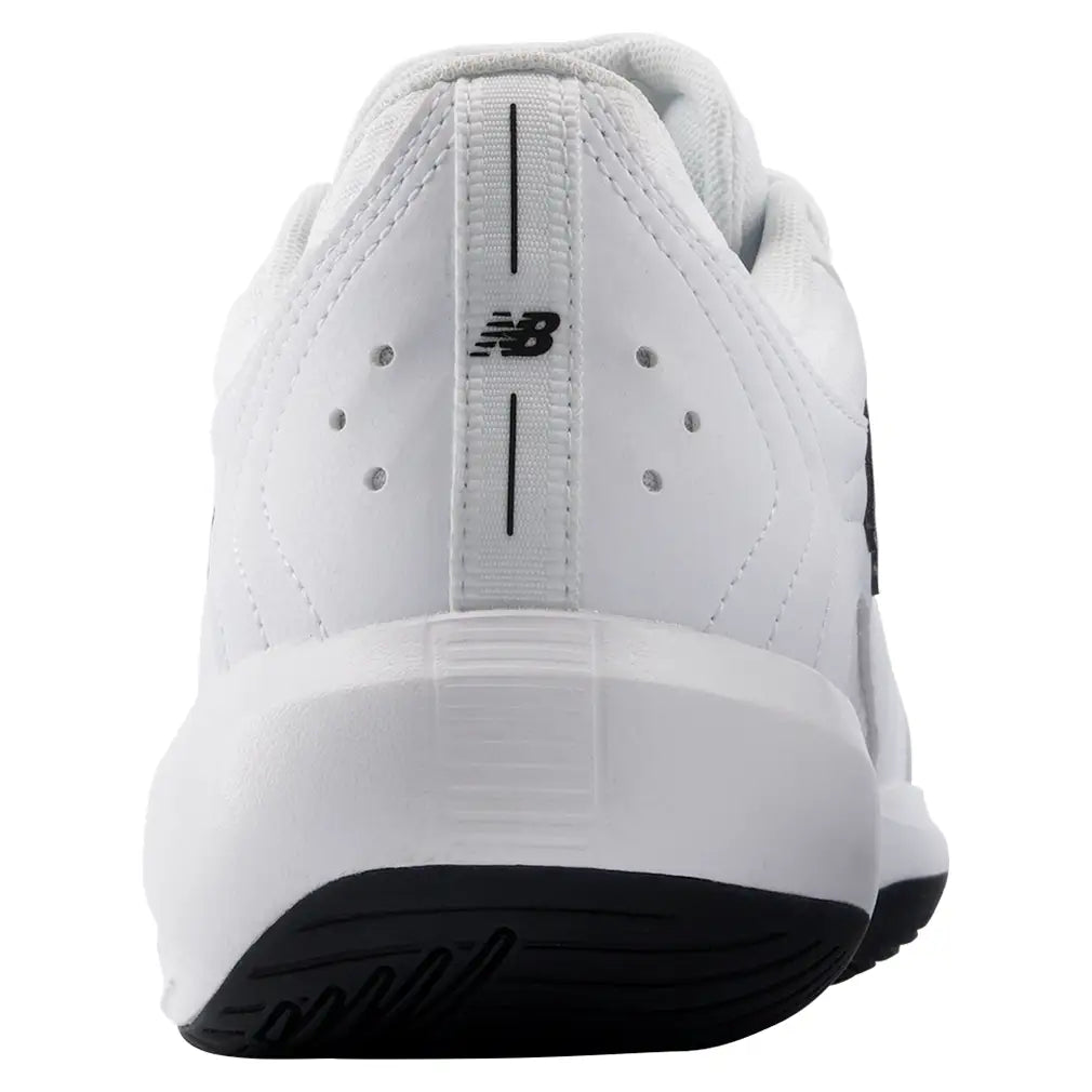 Men's 696v7 4E Width Shoes White and Black