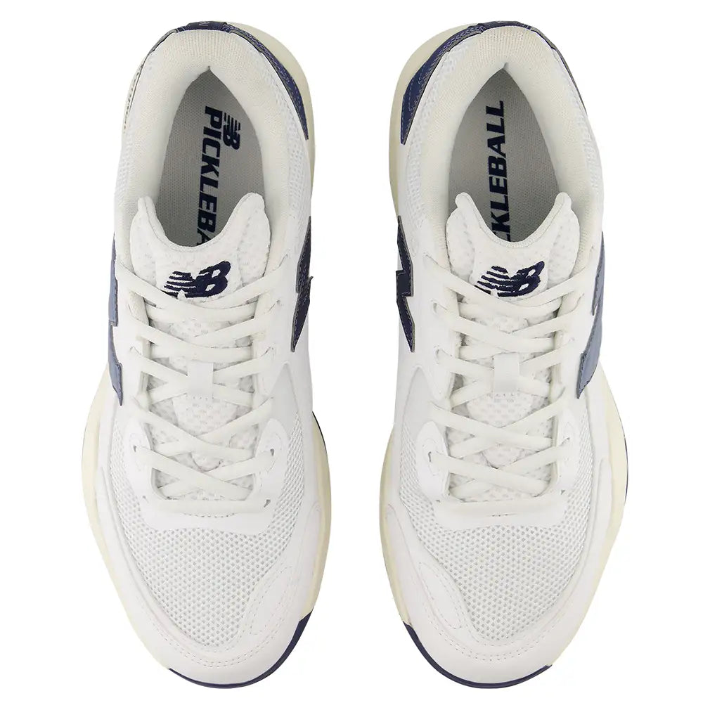 Men's EveryMatch PKL 4E Width Pickleball Shoes White and Zinc Blue