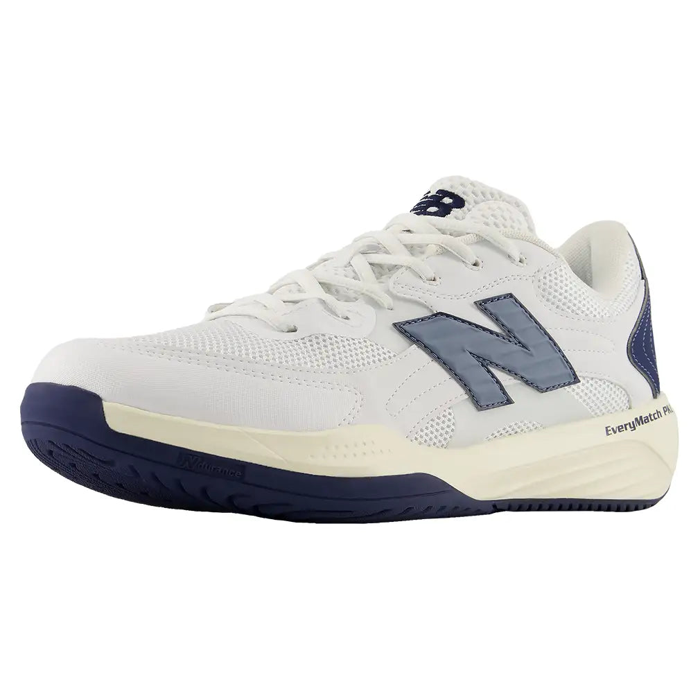 Men's EveryMatch PKL 4E Width Pickleball Shoes White and Zinc Blue