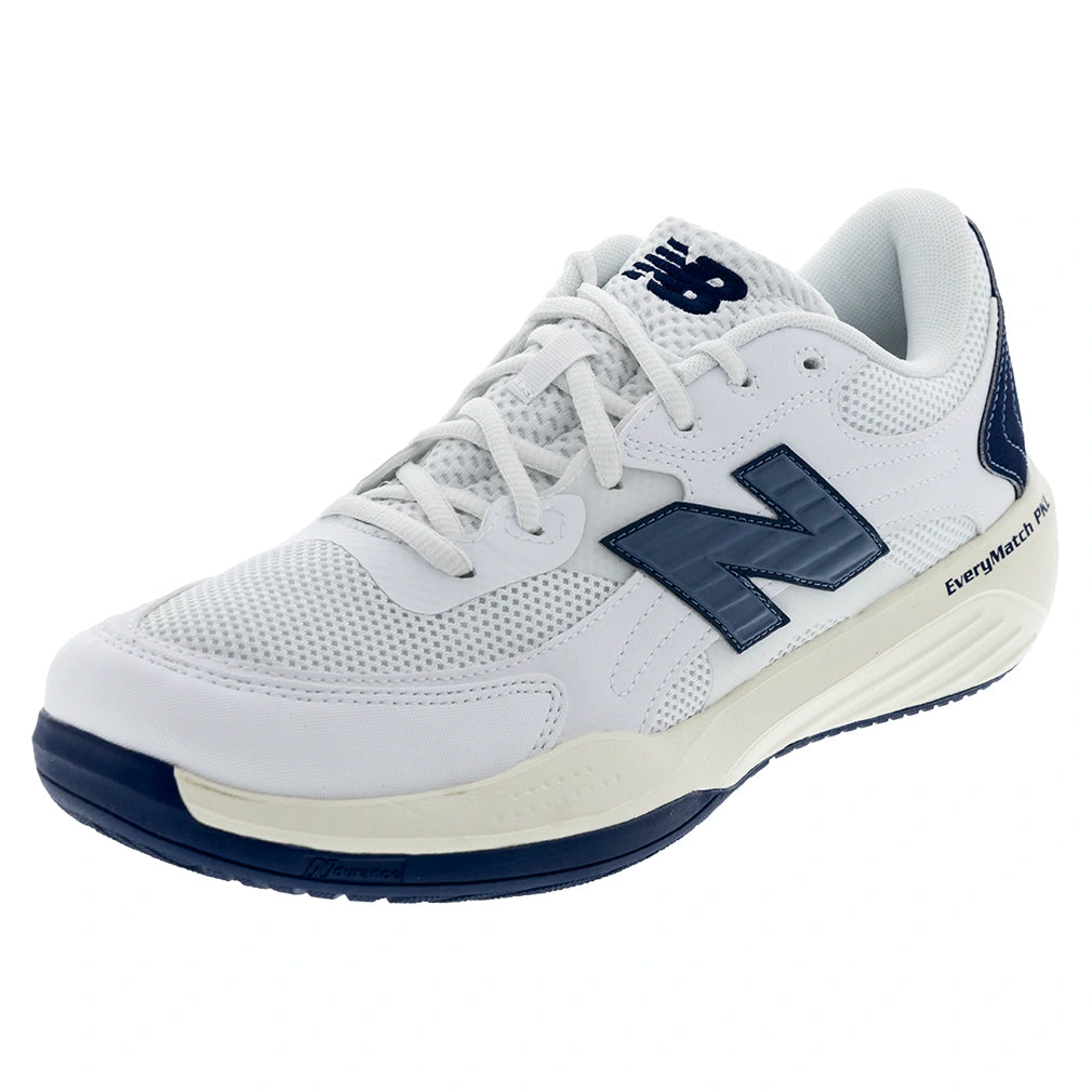 Men's EveryMatch PKL D Width Pickleball Shoes White and Zinc Blue