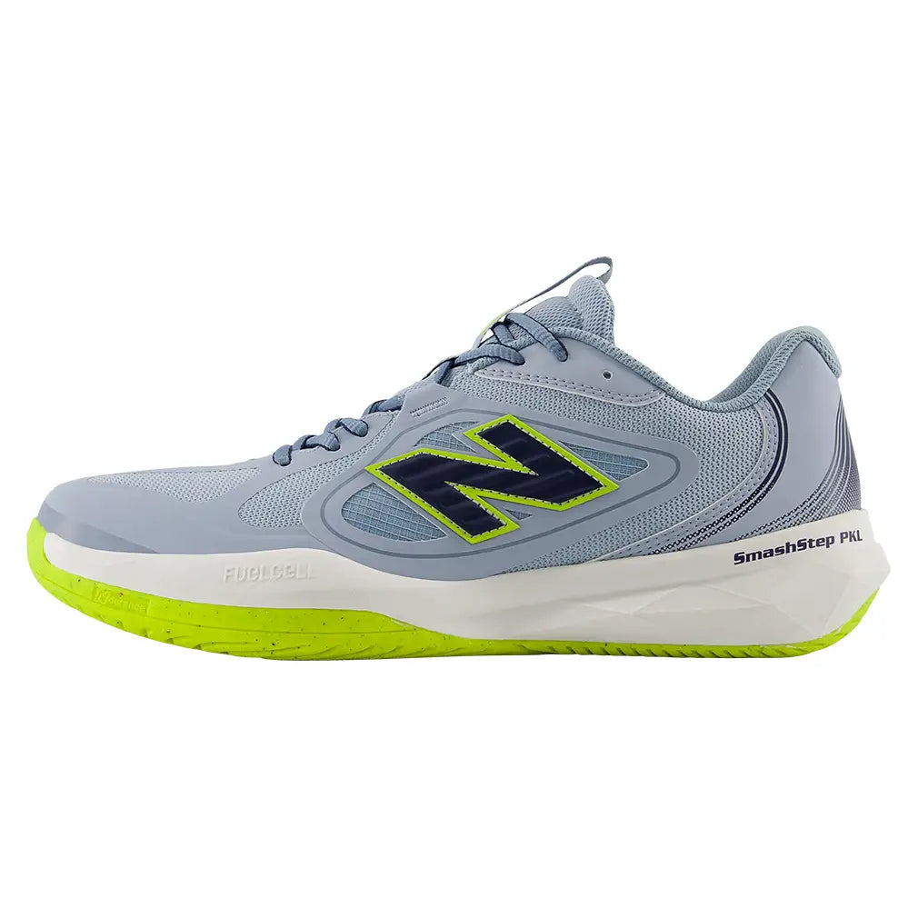 Men's SmashStep PKL 2E Width Pickleball Shoes Zinc Blue and Navy