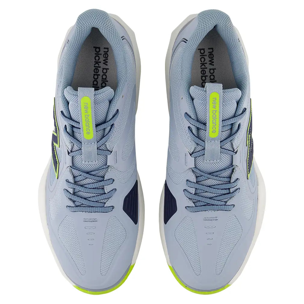 Men's SmashStep PKL 2E Width Pickleball Shoes Zinc Blue and Navy