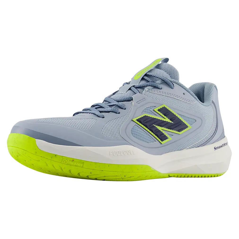 Men's SmashStep PKL 2E Width Pickleball Shoes Zinc Blue and Navy