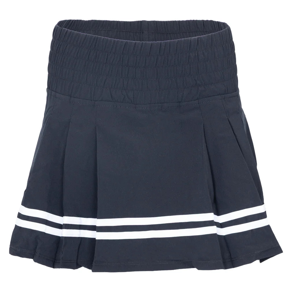 Women's Monroe 15 Inch Skort, Bubble, Black, Pickleball Express, MON-B-BLACK-1