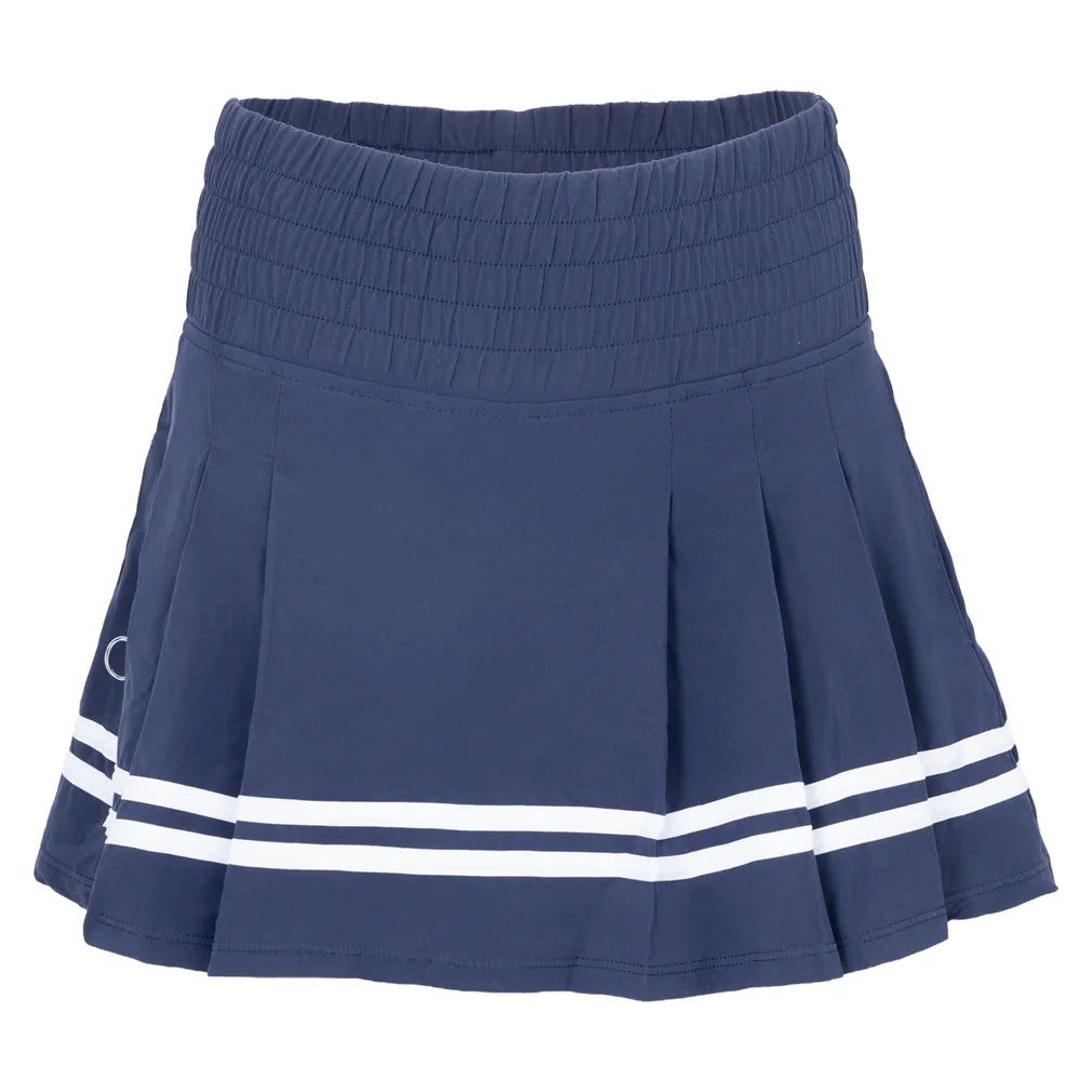 Women's Monroe 15 Inch Skort, Bubble, Navy, Pickleball Express, MON-B-NAVY-1