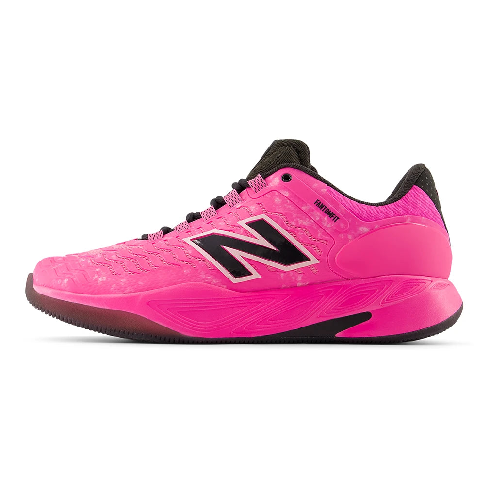 Men's Fresh Foam X CT-Rally v2 D Width Court Shoes Pink Heat and Black