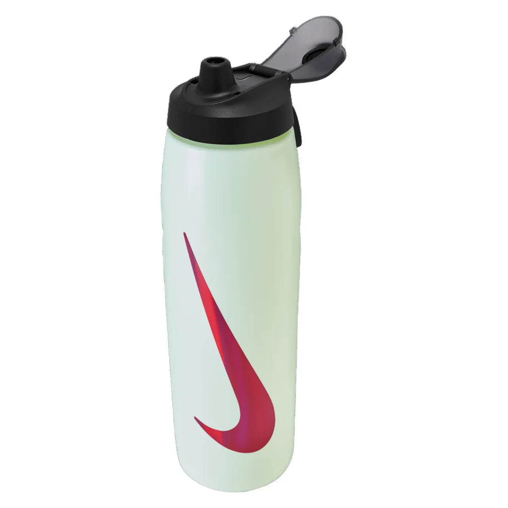 Refuel Bottle Locking Lid 32 Oz Light Green and Red, Nike, Light Green/Red, Pickleball Express, N1007670-305-32H26-LIGHT-GREEN-RED-1