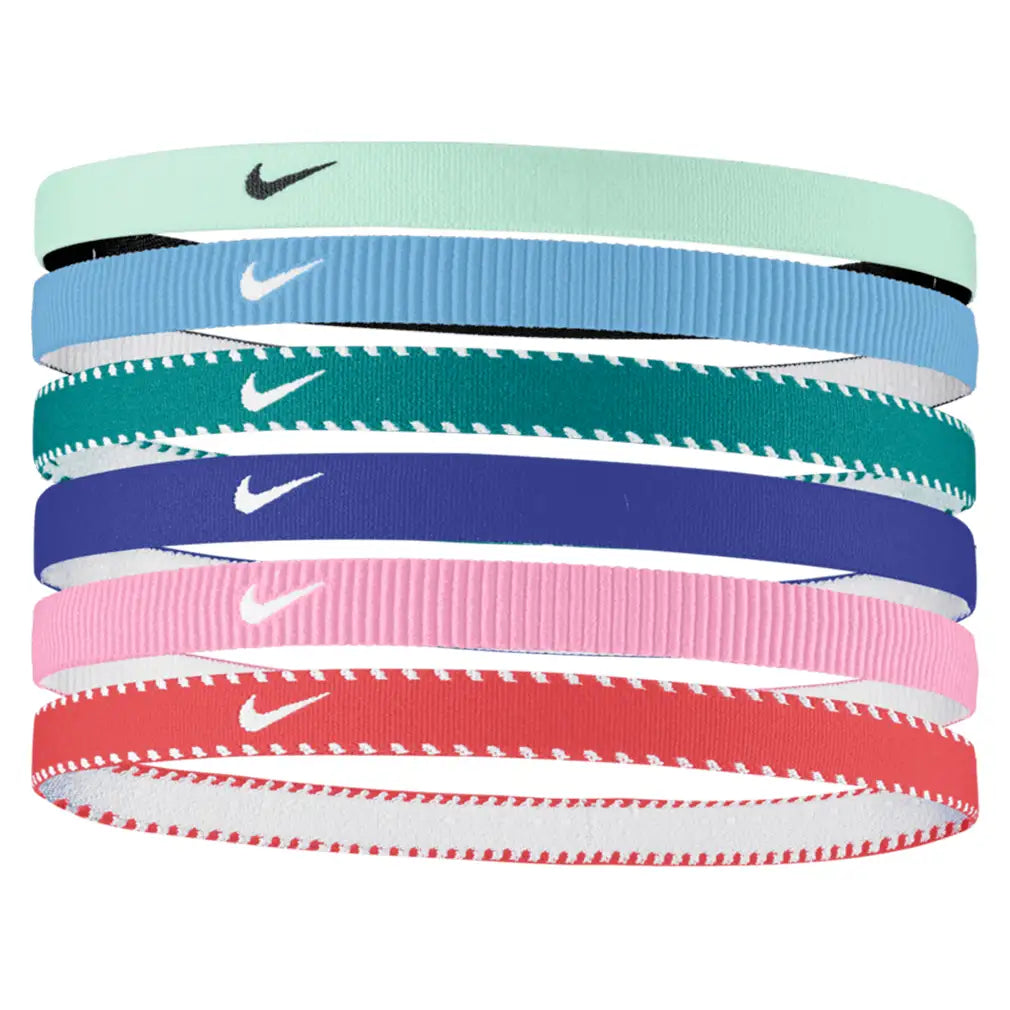 Youth Flex Classic Headbands 6 Pack Arctic Green and Bright Spruce