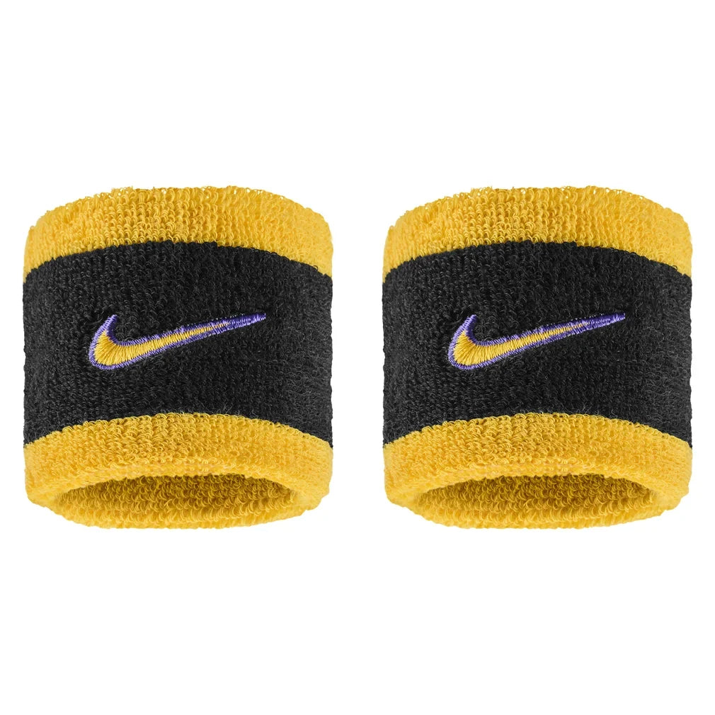 Swoosh Classic Wristbands 2 Pack, Nike, 009 Black/Court Purple, Tennis Express, N1012405-BF26-009-BLACK-COURT-PURPLE-1
