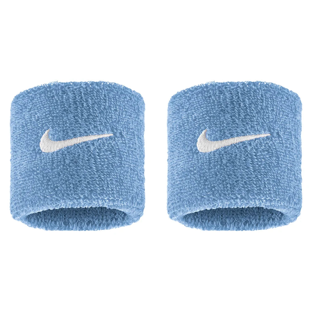 Swoosh Classic Wristbands 2 Pack, Nike, 409 University Blue/White, Tennis Express, N1012405-BF26-409-UNIVERSITY-BLUE-WHITE-1