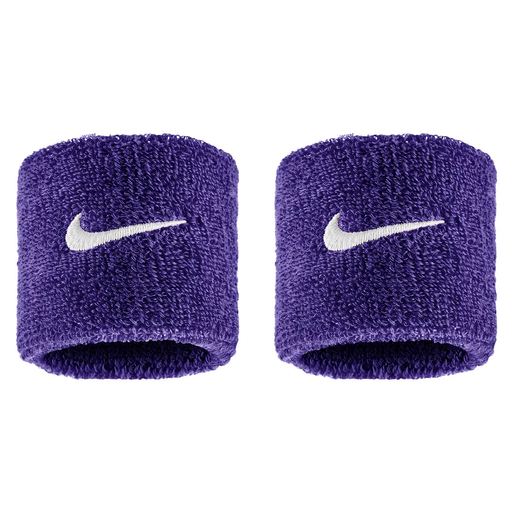 Swoosh Classic Wristbands 2 Pack, Nike, 588 Court Purple/White, Tennis Express, N1012405-BF26-588-COURT-PURPLE-WHITE-1