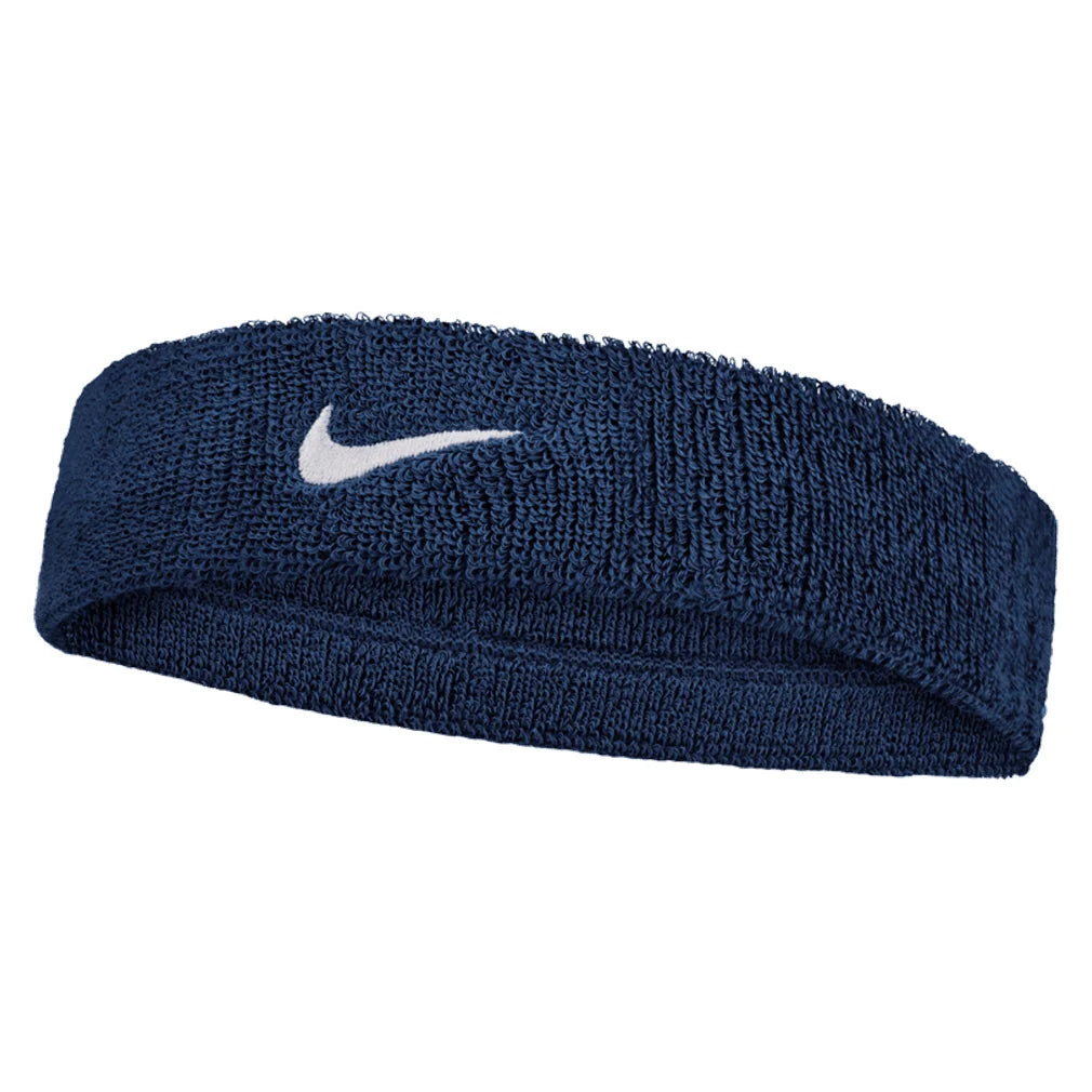 Unisex Swoosh Classic Headband, Nike, 463 College Navy/White, Pickleball Express, N1012407-BH26-463-COLLEGE-NAVY-WHITE-1