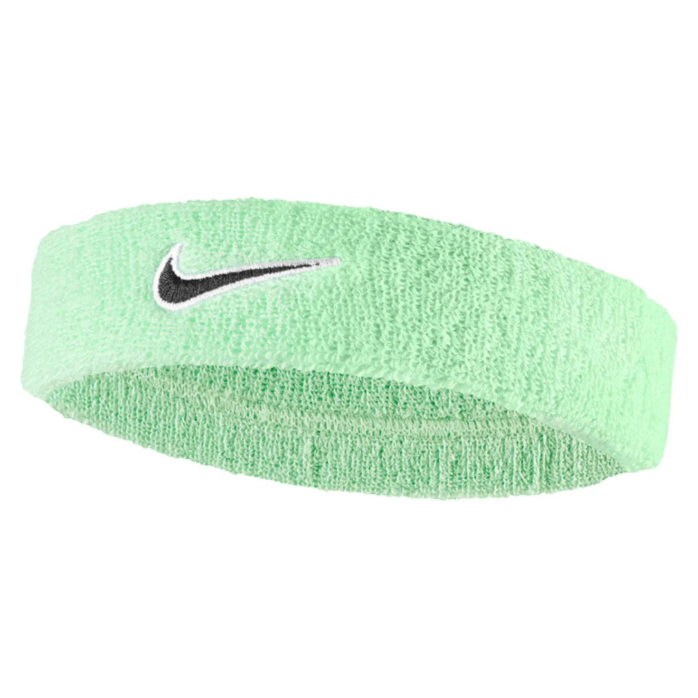 Unisex Swoosh Classic Headband, Nike, 310 Cucumber Calm/White, Pickleball Express, N1012407-H26-310-CUCUMBER-CALM-WHITE-1