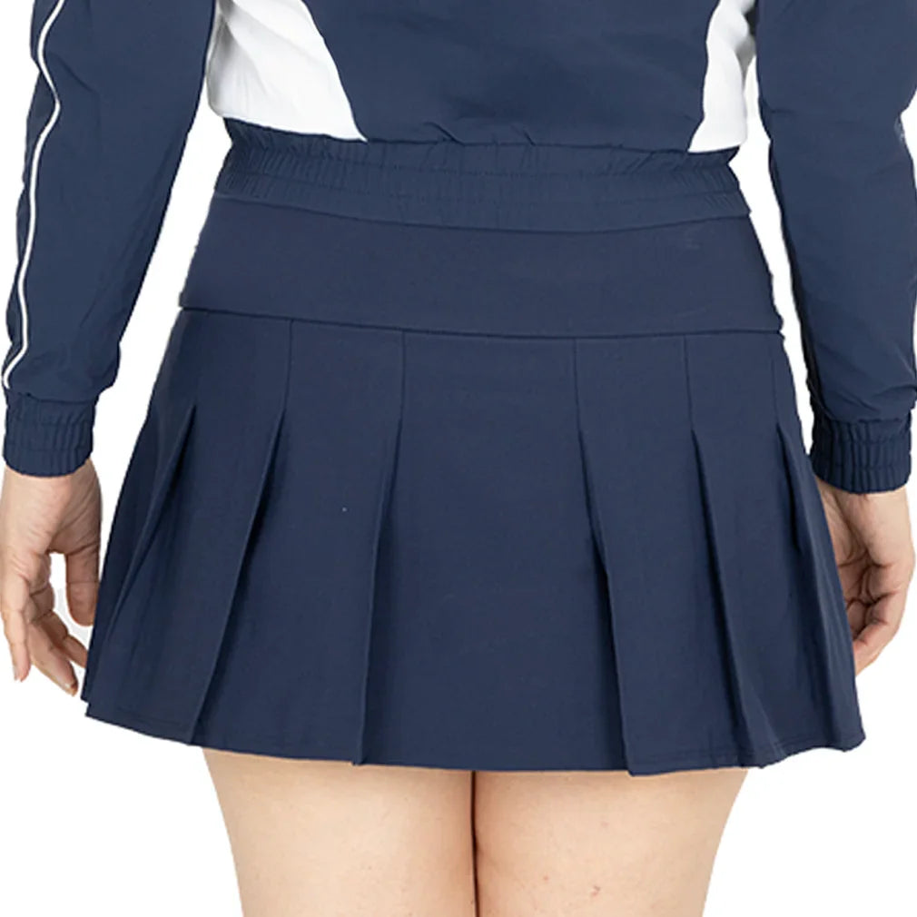 Women`s Essentials Pleated 13 Inch Tennis Skort Black Iris