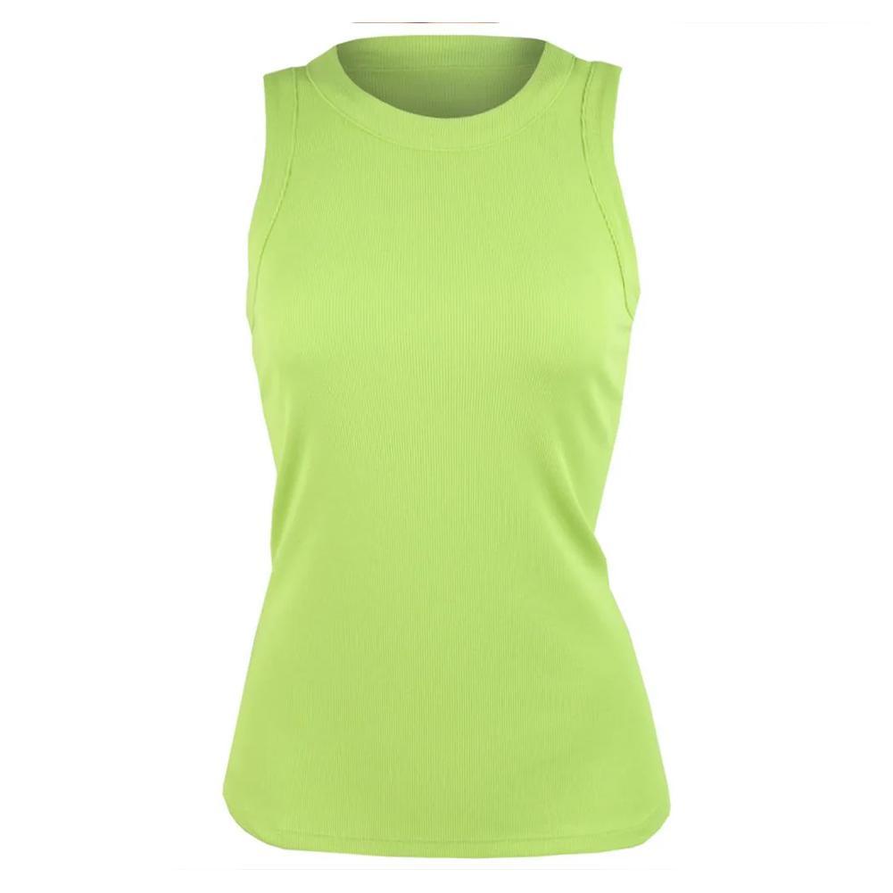 Women's Essential Rib Tank Sharp Green