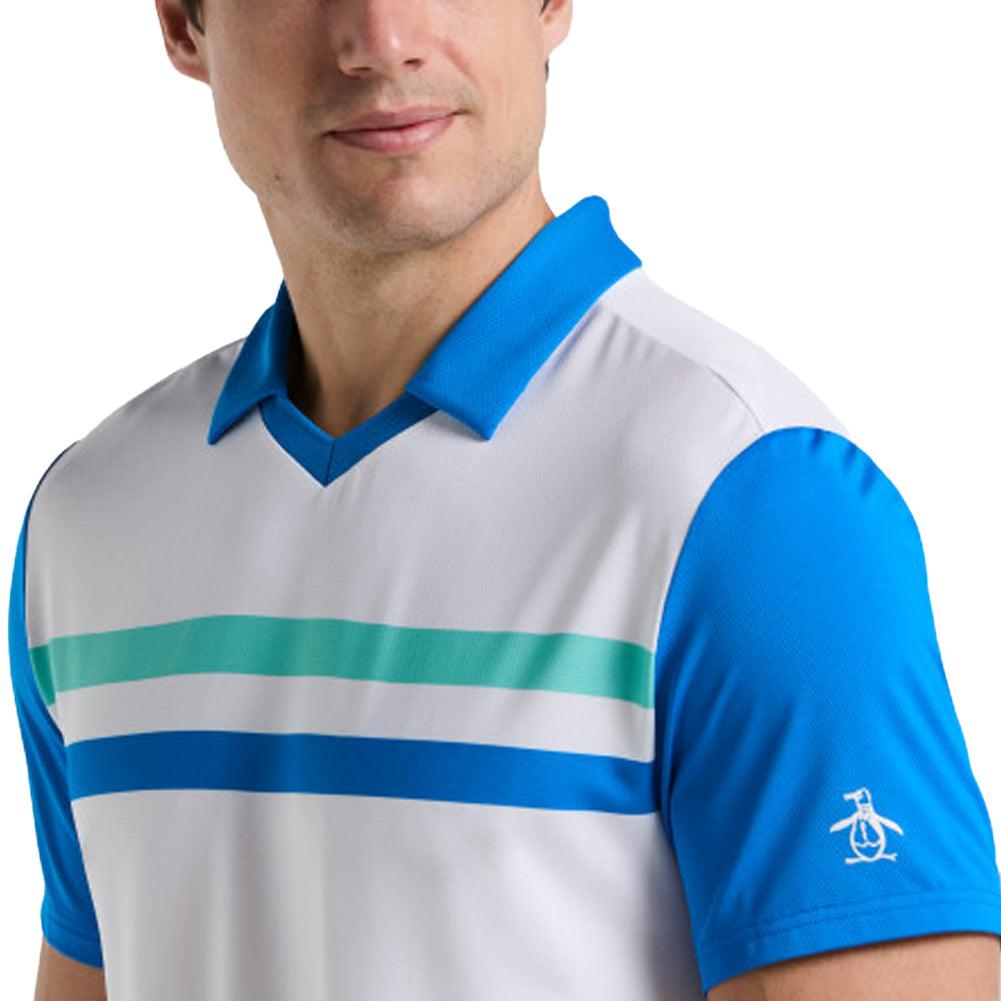 Men's Performance Heritage Block Polo Bright White