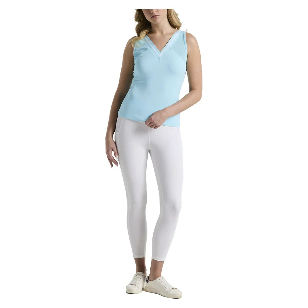 Women's Colorblock Tank with Mesh Castaway