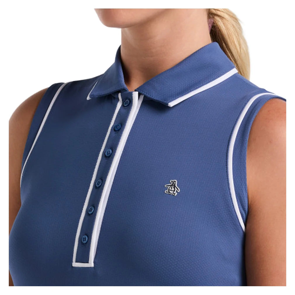 Women's Sleeveless Veronica Polo True Navy