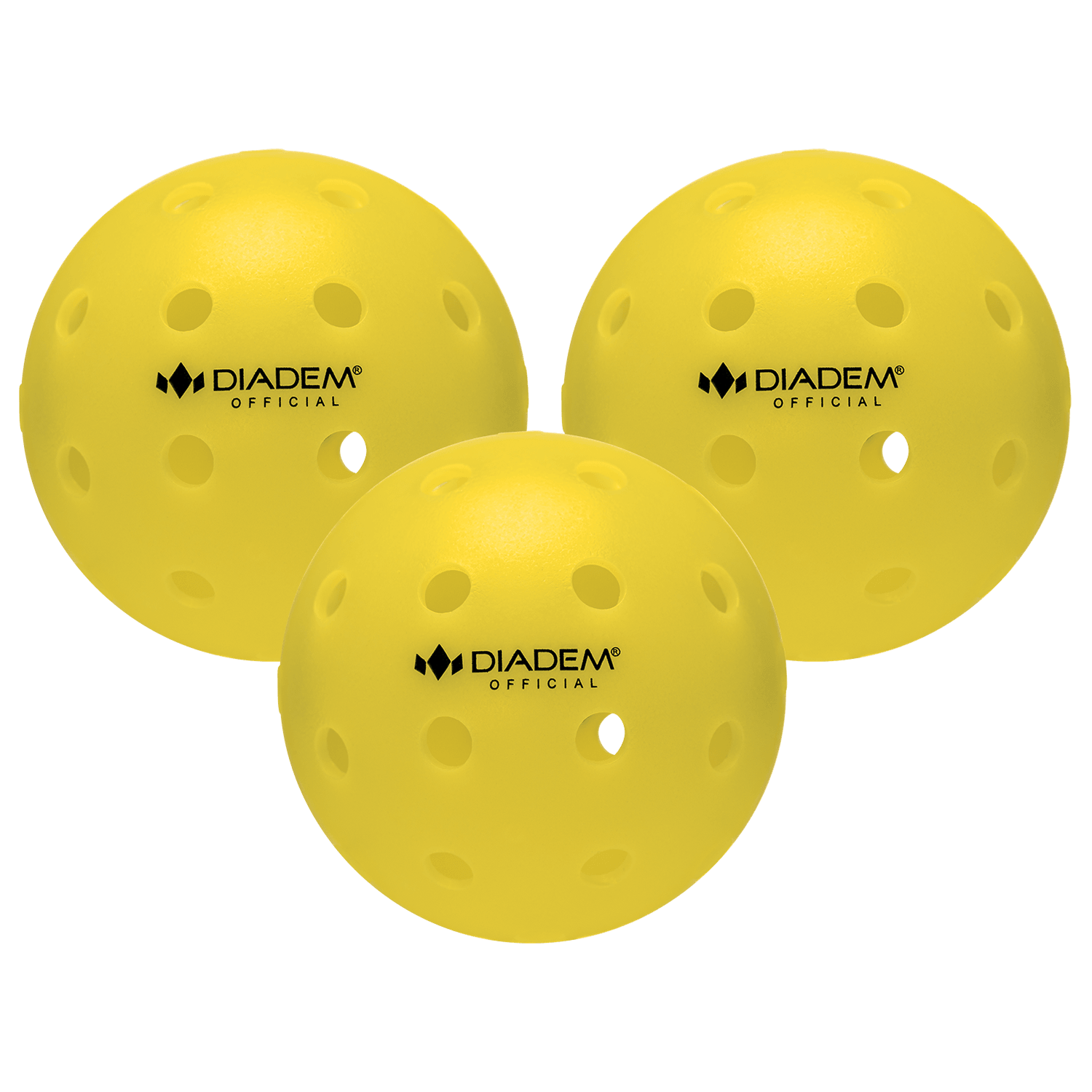Power 3 Pack Pickleball Balls Yellow