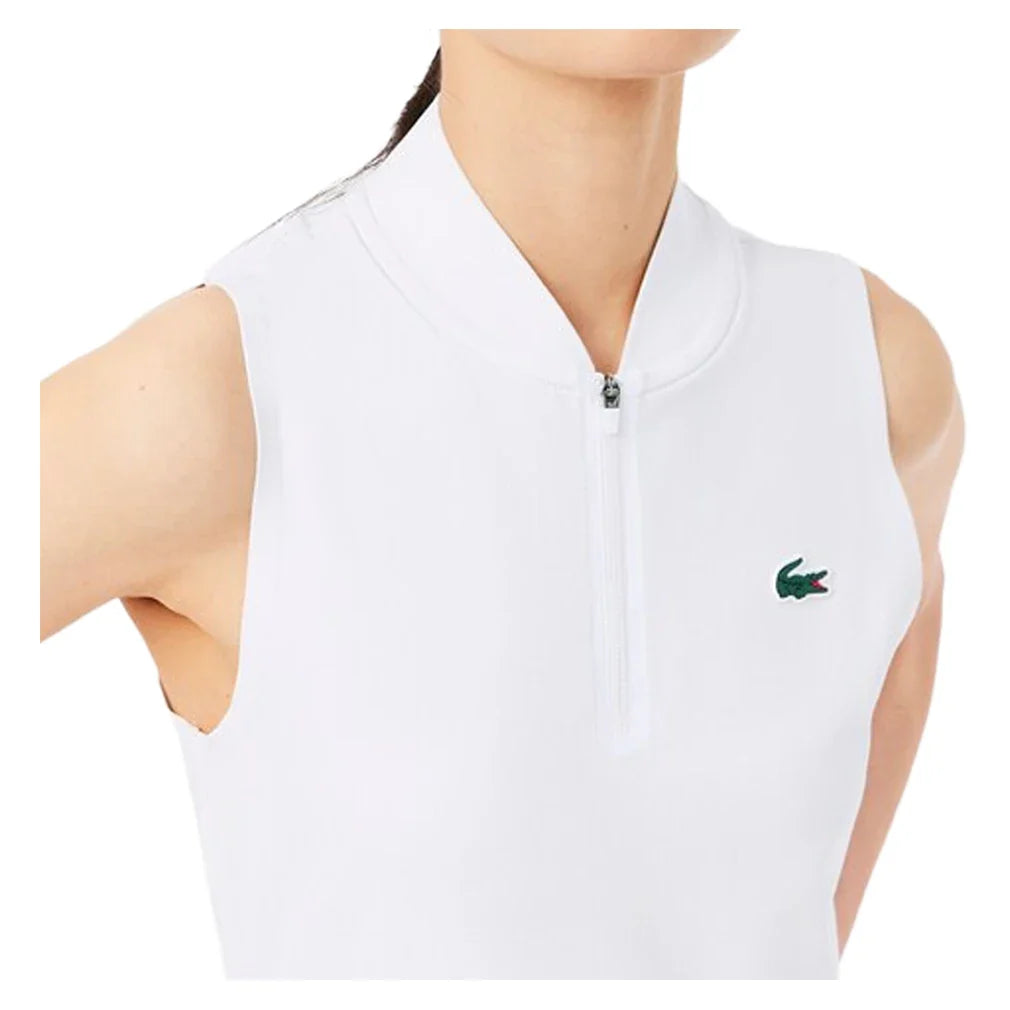 Women's Players Tennis Tank Top White-Apparel-Lacoste-PF0202-001-1-Tennis Express