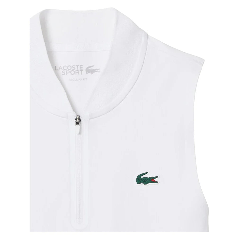 Women's Players Tennis Tank Top White-Apparel-Lacoste-PF0202-001-3-Tennis Express