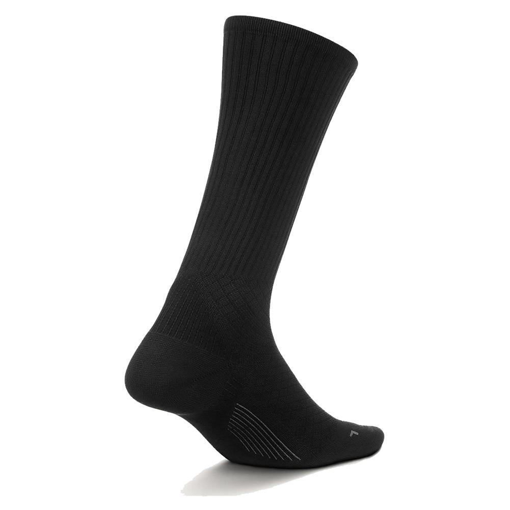 Plantar Fasciitis Relief Cushion Crew Socks Black