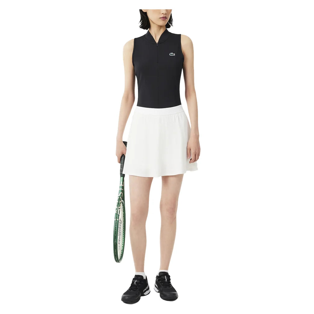 Women's Players Polo Black, Lacoste, Pickleball Express, PF6873-031F26-3