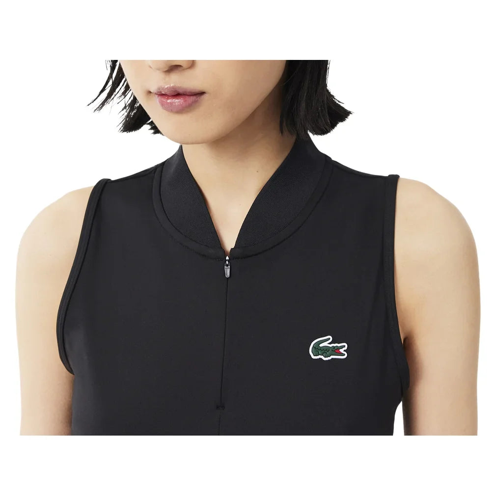 Women's Players Tennis Polo Black, Lacoste, Tennis Express, PF6873-031F26-4
