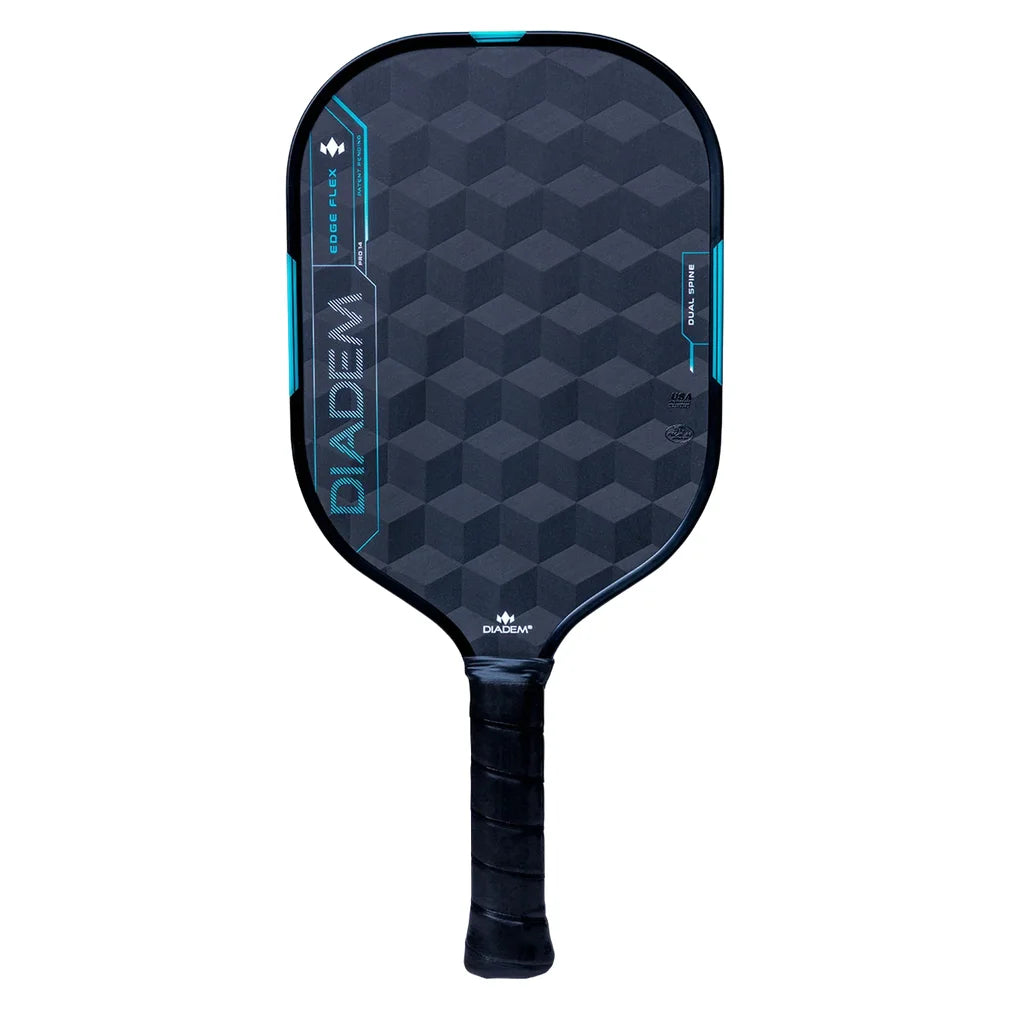 Edge Flex Pro 16mm Pickleball Paddle Teal, Diadem, Pickleball Express, PP20056-F26-2