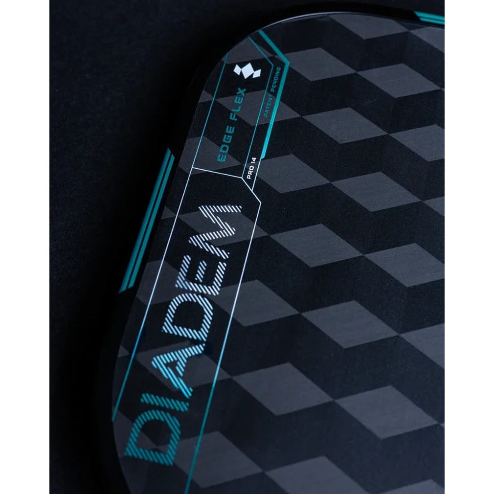 Edge Flex Pro 16mm Pickleball Paddle Teal, Diadem, Pickleball Express, PP20056-F26-5
