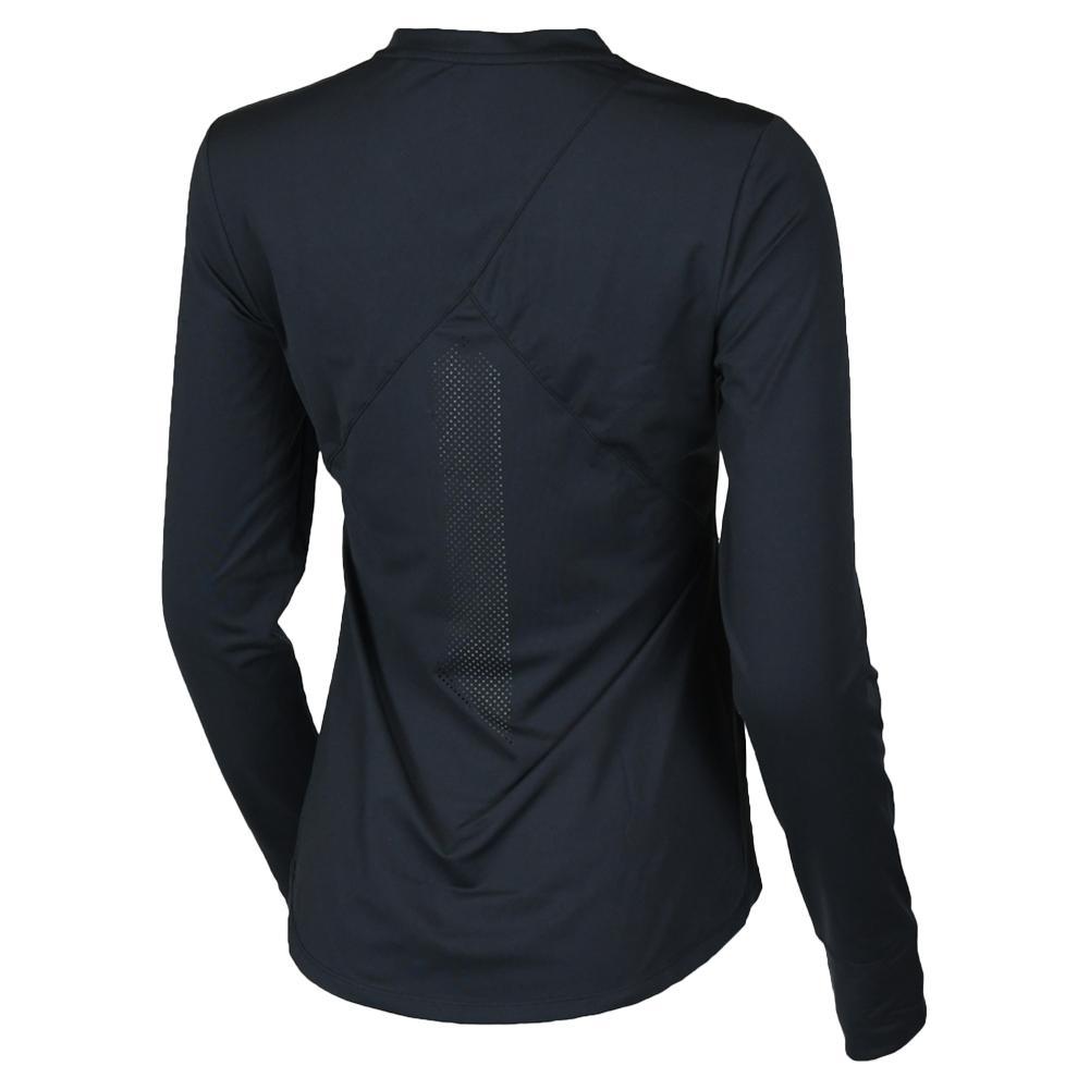Womens Long Sleeve Performance Top Black