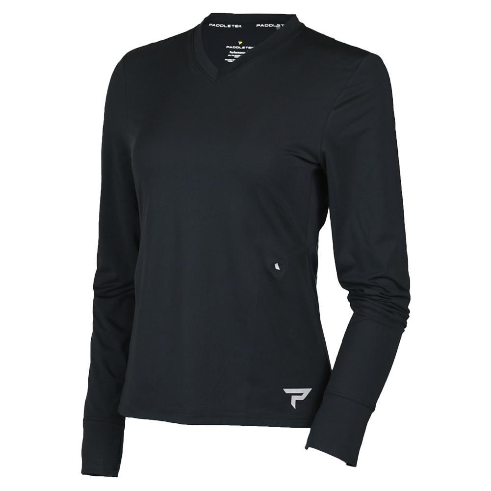 Womens Long Sleeve Performance Top Black